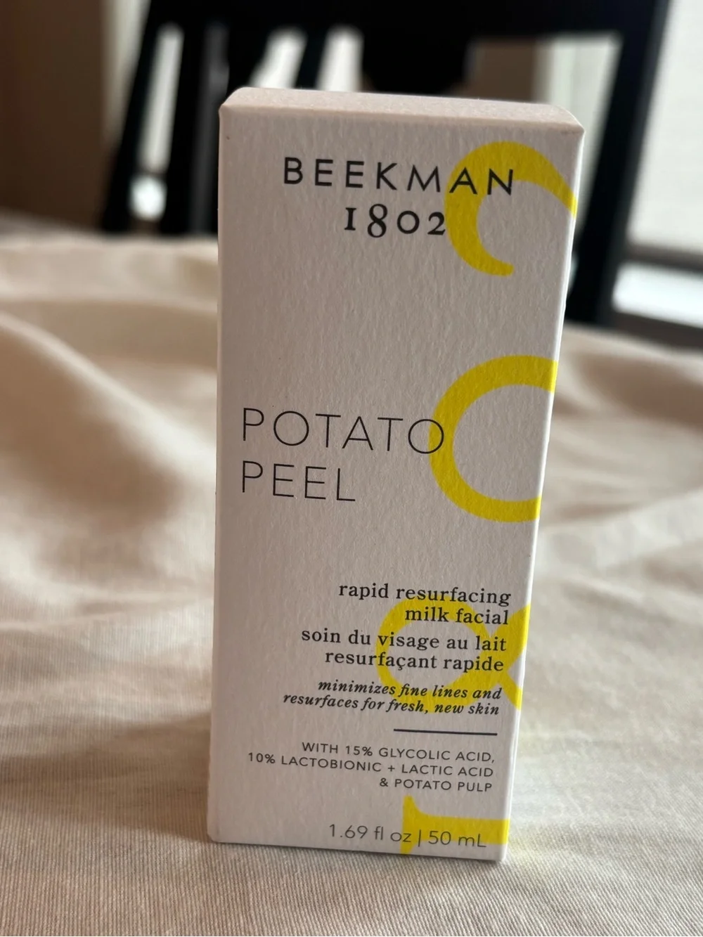 Beekman 1802 Potato Peel Rapid Resurfacing Milk Facial 1.69 oz NIB